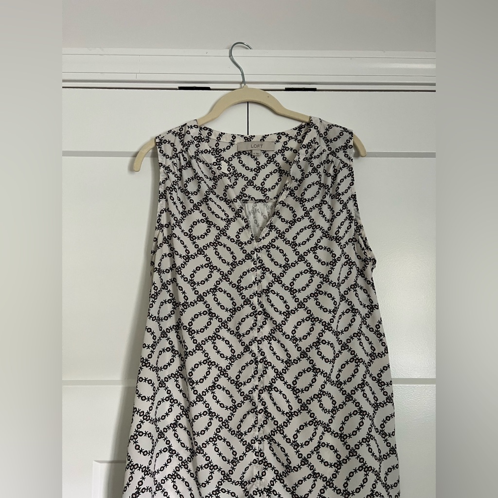 Loft Euc Patterned Top